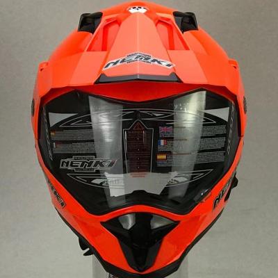 China DOUBLE VISOR carbon fiber helmet off road helmet with sun visor off road helmet for sale