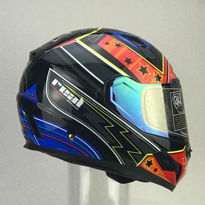 China FIBERGLASS Motorcycle Helmet With In Camera Built Motorcycle Helmet Full Face Approved Cheap Motorcycle Helmet Full Face Road Dirt Bike for sale