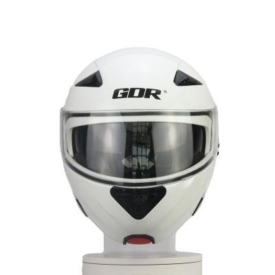 China High Quality Motorcycle Flip Up Face Helmets Outdoor Smart Double Sun Visors for sale