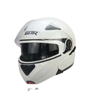 China Economic Dual Visors Custom Design Cheap Flip Up Helmets Motorcycle Bicycle Helmet for sale