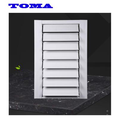 China Cheap price UV exterior aluminum venetian waterproof wind resistant protection TOMA roller shutter blind aluminum window for sale