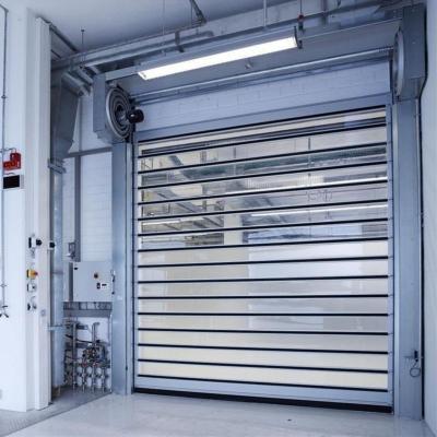 China Industrial Factory Exterior Aluminum Alloy Fast Rolling Up Shutter Gate Door High Speed ​​Steel for sale