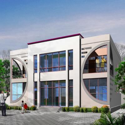 China Modern Detachable Cheap 100m2 2 Bedrooms Factory Outlet Eco - Friendly Lightweight Steel Frame House for sale