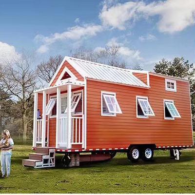 China Hotel Prefab Light Gauge Wood Log Home Kit Prefab Cabin Home Tiny House for sale