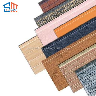 China Modern Rigid PU Insulation Sandwich Panel 16 Mm Exterior House Siding Panel for sale