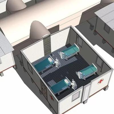 China 20ft 40ft Modern Prefab Modular Mobile Hospital Prefab Modular Hospital Container Prefab Modular Medical Mobile Homes for sale