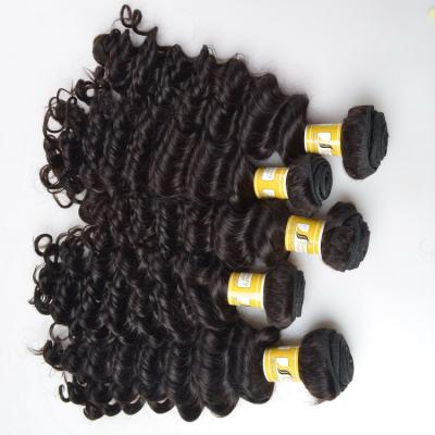 China Idol Deep Wave Deep Wave Peruvian Remy Hair , Cheap Double Drawn Virgin Hair Bundles Wholesale for sale