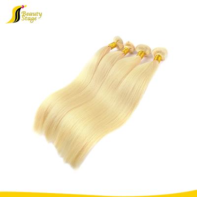 China Silky Straight Inexpensive Price Sales Russian Blonde Wave Hair, Raw Virgin Unprocessed Blonde Hair Pieces For Ladies for sale