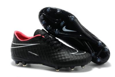 China Football shoes men soccer boots HyperVenom Phantom FG Boots--Blkred size39-45 for sale