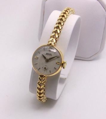 China 18k Yellow Gold Ladies Rolex Dress Bracelet Watch Model 9160 for sale