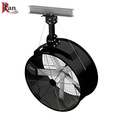 China Hot Industrial Low Noise Brushless Brushless Permanent Magnet Hotels Sales Commercial DC Industrial Suspension Non Hanging Axial Fan for sale