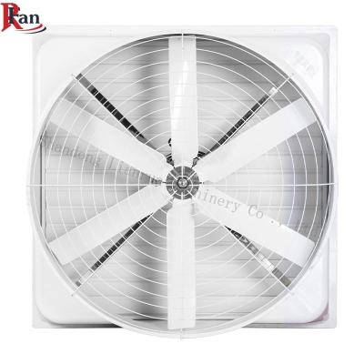 China Factory wholesale 6 sheets fiberglass frp large volume reinforced direct drive fan plastic axial exhaust fan for industrial poultry for sale