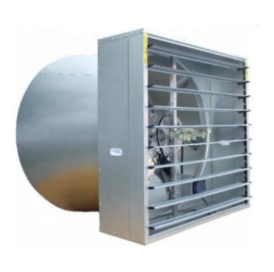 China Factory 380v 3 Phase Shutter Type Galvanized Cone Industrial Exhaust Equipment Home Poultry Leaf Hot Air Ventilation Axial Fan for sale