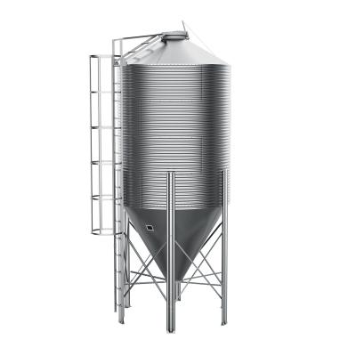 China food & Hot Dipped Galvanized Beverage Factory Chicken Feed Manufacturer Price Poultry Farm Grain Storage Sheet Silo Prices For Sale for sale