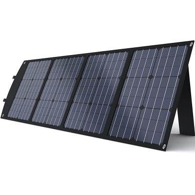 China Hot Sale 120W 18V Lamsword DC Portable Waterproof Solar Panel Cloth Foldable Solar Panel With 4 Output For Phone Outdoorss 158.75mmx158.75mm for sale