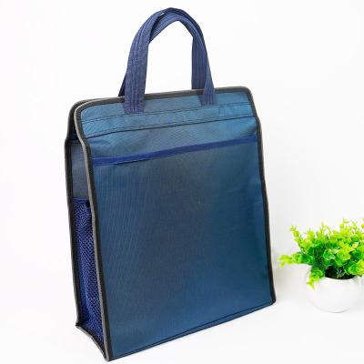 China Wholesale Handbag Zipper Bag Oxford Man Design Fashion Wear-resistant Office Eco-friendly Business Material for sale