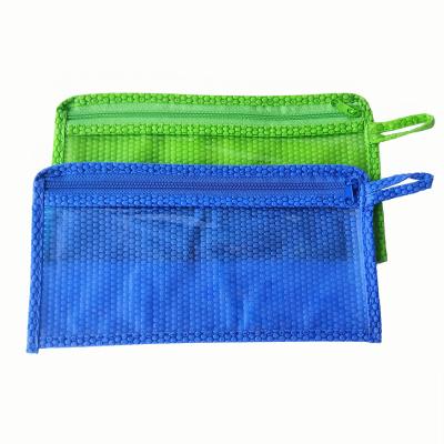 China 2021 Style PVC Children School Supplies Single Pen Bag Non-woven Pencil Bag Non-woven Pencil Bag for sale