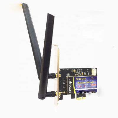 China Broadcom BCM94360 867Mbps Dual Band Wireless LAPTOP Network Card PCI Express WIFI Adapter 802.11AC for DESKTOP Blue Tooth BT 4.0 for sale