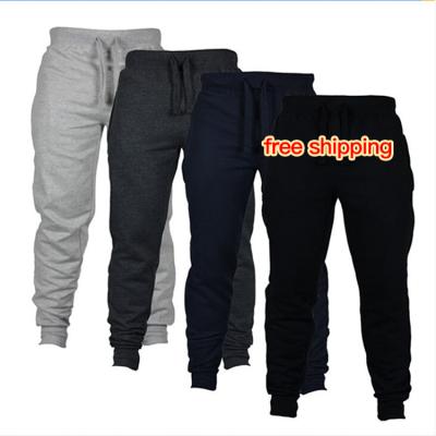 China 2021 QUICK DRY Central Institute of Statistics Autumn Leisure Plus Size Elastic waistband and feet cotton sweatpants men's pants for sale