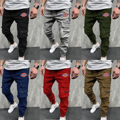 China Men's High Street Breathable Casual Warm Multi-pocket Fashion Pants Solid Color Sports Workwear Pants For Men for sale