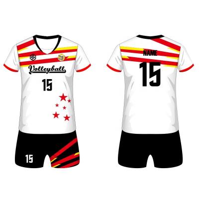 China 100% Polyester High Standard Style New Sublimation Printed Sleeveless Team Training Custom Volleyball Jersey Unisex Design for sale