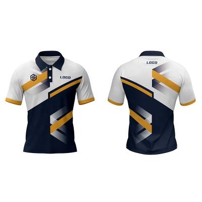 China 100% Polyester QUICK DRY custom made sport shirts dye original sublimation T-shirt golf polo shirts for men for sale