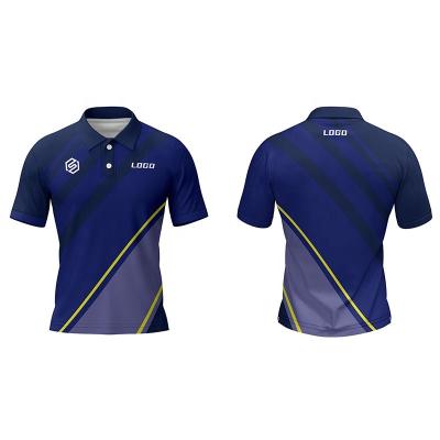 China 100% High Quality QUICK DRY Polyester Logo Embroidery Tees Polo Shirts Custom Made T-shirt for sale