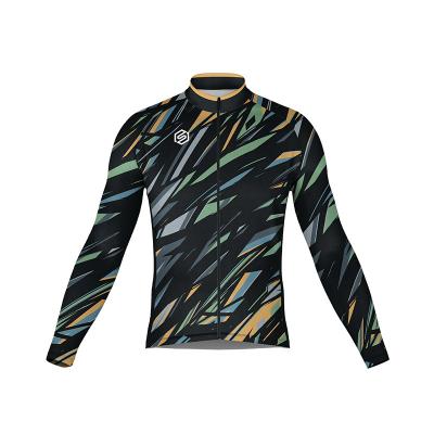 China Custom Bike Long Sleeve Zipper Cycling Jersey Breathable Cycling Shirt for sale