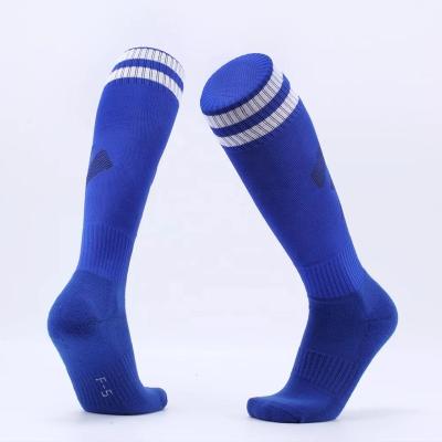 China Breathable Wholesale Sport Knocks Soccer Team Socks Over-Knee Soccer Socks In Stock for sale