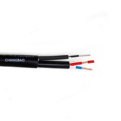 China CHANGBAO Bare Copper Hybrid Optic Cable 4 Fiber Outdoor 6 24 Core Fiber Optic Cables for sale