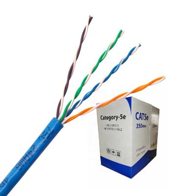 China Changbao Camera Pass Test 305m UTP Failed 4 Pair Lan Ethernet Network Cable 4 Pair 24awg Cat5e Cable for sale