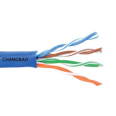 China High Quality Changbao UTP Cat 5e 305m Bare Copper Conductor LAN Cable PVC/LSZH/PE for Annual Promotion for sale