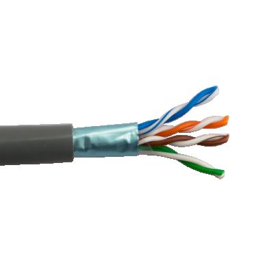 China CCA CHANGBAO 24AWG Ethernet Solid Bare Copper Cables Lan Network Ftp Cat 5e Communication Cable for sale