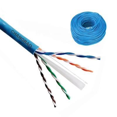 China PVC Changbao 0.57mm Lan Cable UTP Bare Copper Cable in stock for promotion for sale