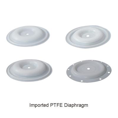 China Ptfe beschichtete MembranPTFE 3 Zoll-Membranpumpe-Teile zu verkaufen