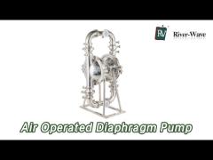 Food Grade Air Operated Diaphragm Pump 2 Inch Tri - Clamp Pneumtic