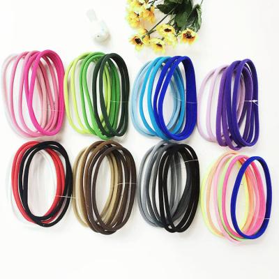 China Wholesale Cheap 10cm Baby Seamless Soft Elastic Hair Bands Hair Ties For Baby for sale