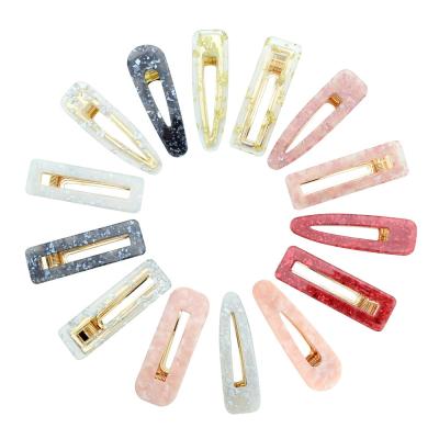 China Eco-Friendly/Boutique/Quality Mini Snap Hair Clips Kids Birthday Gift Style Acetate Small Size Hair Clip Girls Hair Clip Hot Boutique Korean Trendy Fashion Best for sale