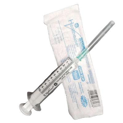 China Convenient Transparent Disposable Sterilized Medical Injection Syringe With Needle for sale