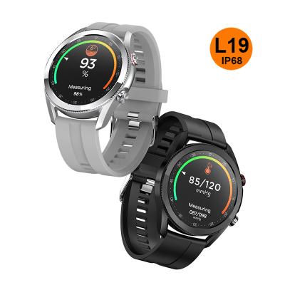 China New Bluetooth Smart Watch IP68 L19 Battery Waterproof BT Long Call Steps Sleep Tracker Fitness Tracker Smartwatch For IOS Android for sale