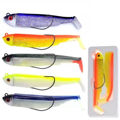 China Black PVC Minnow Peche 15g 30g Casting Jig Lure Lead Bait Saltwater Sea PESCA Rock Gold Ocean Beach Fish Lures for sale