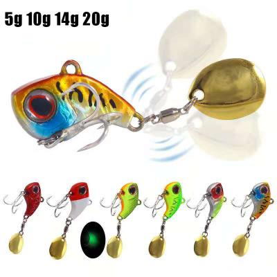 China New Metal Peche Hot Sausage PESCA vib 3d Spoon Eyes Metal Isca Mini Fishing Lure Builds Bait for sale