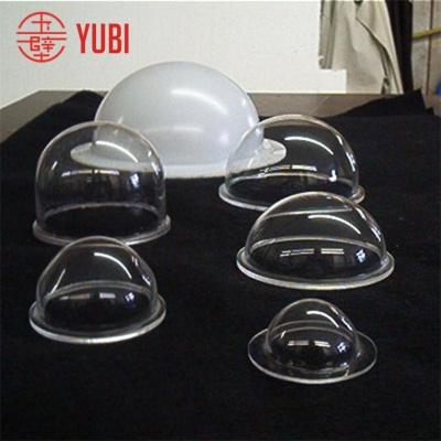 China Large Custom Acrylic Clear Plastic Hemisphere Dome Threaded Acrylic Tube for sale