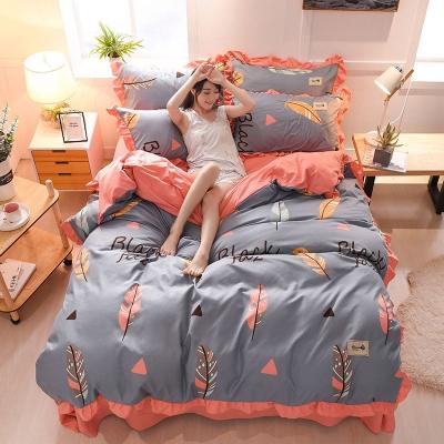 China Factory Directly Sale Nondisposable Luxury Colorful Printed 100% Cotton Duvet Cover Bedding Set Customized for sale