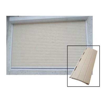 China Exterior waterproof aluminum roller shutters with motor aluminum roller shutters / electric window shutter for sale