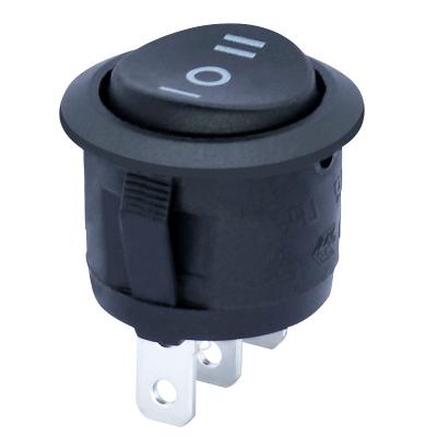 China ON-OFF-ON Factory 10A 125Vac Rocker Switches with Multiple Colors and Styles for sale