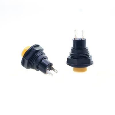 China Factory Push (Top) Momentary Push Button Horn On-Off Off- Doorbell Switch Momentary Switch 125v 3a for sale