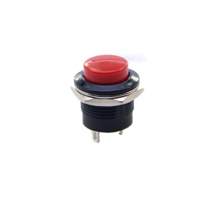 China Red Case Push Button Switch (TOP) Momentary Waterproof Switch OFF- 6a 125v 3a 250v Pa66 for sale