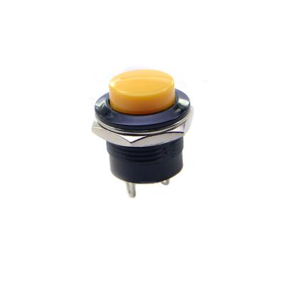 China Factory Round Waterproof Push Button (ON) Switch Electronics 125V/250VAC With Light for sale