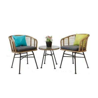 China China High Quality Modern Patio Furniture Leisure Set Table And Chair Make With Outdoor Customized Rattan Style Rattan Chair for sale